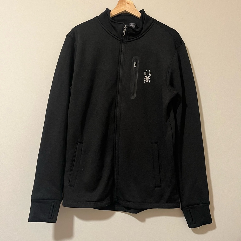 Spyder Black Full-Zip Jacket